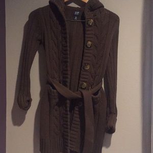 Gap Brown Knit Cardigan